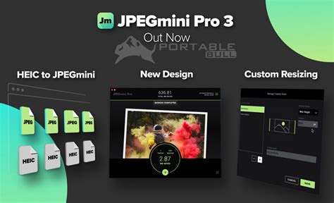 Complimentary download of Portable Jpegmini Pro 2